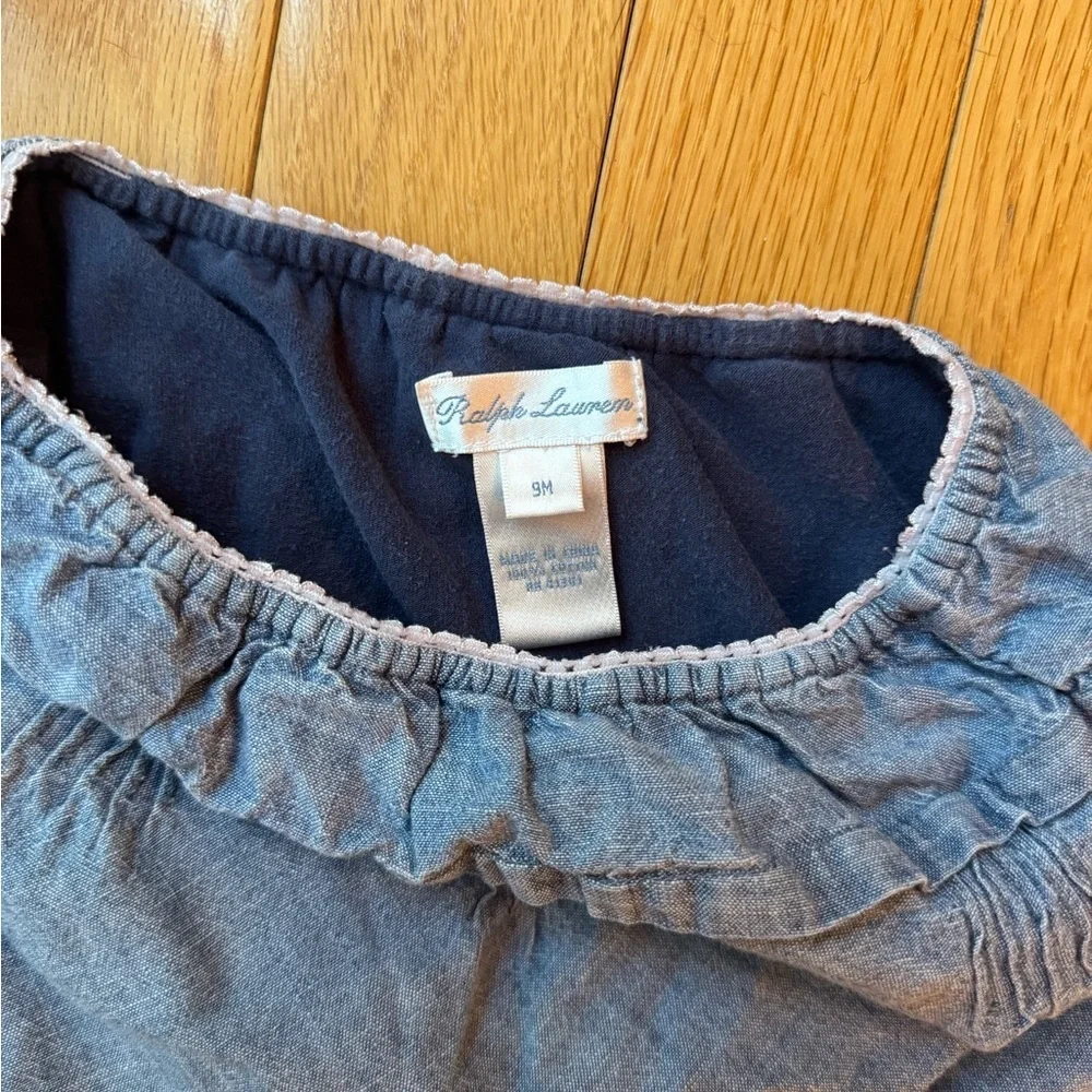 👶💙 Adorable Baby Denim Skirt – 9 Months 💙👶